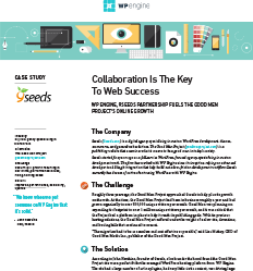 9seeds, the Good Men Project, WP Engine Case Study