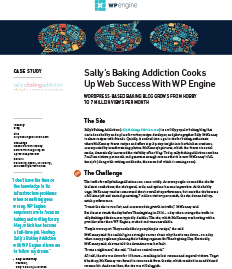 Sally's Baking Addiction Cooks Up Web Success with WP Engine