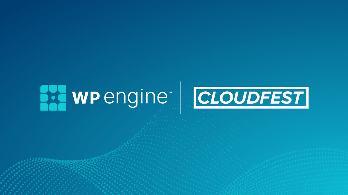 WP Engine is proud to sponsor Cloudfest!