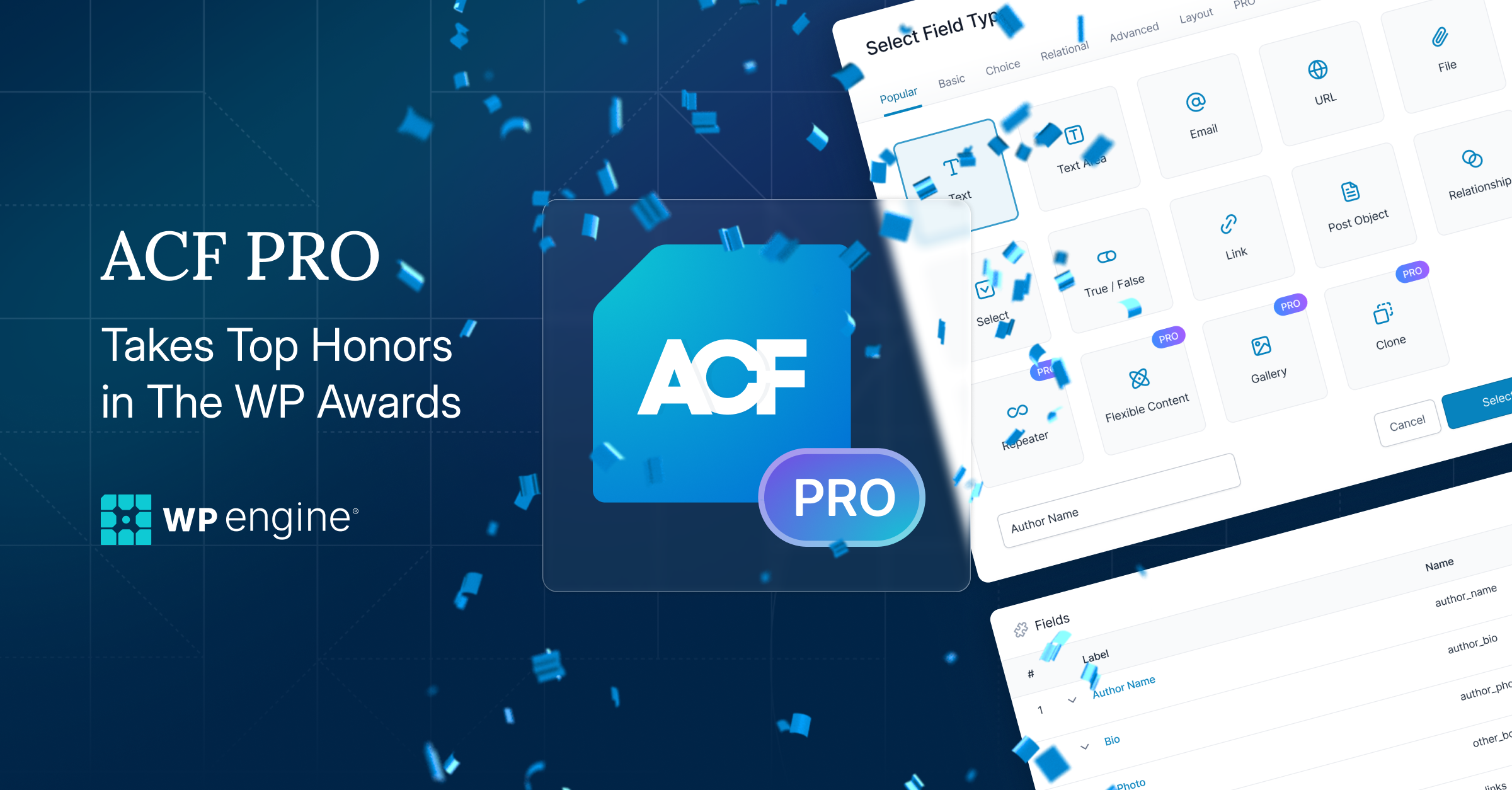 ACF PRO Takes Top Honors in The WP Awards