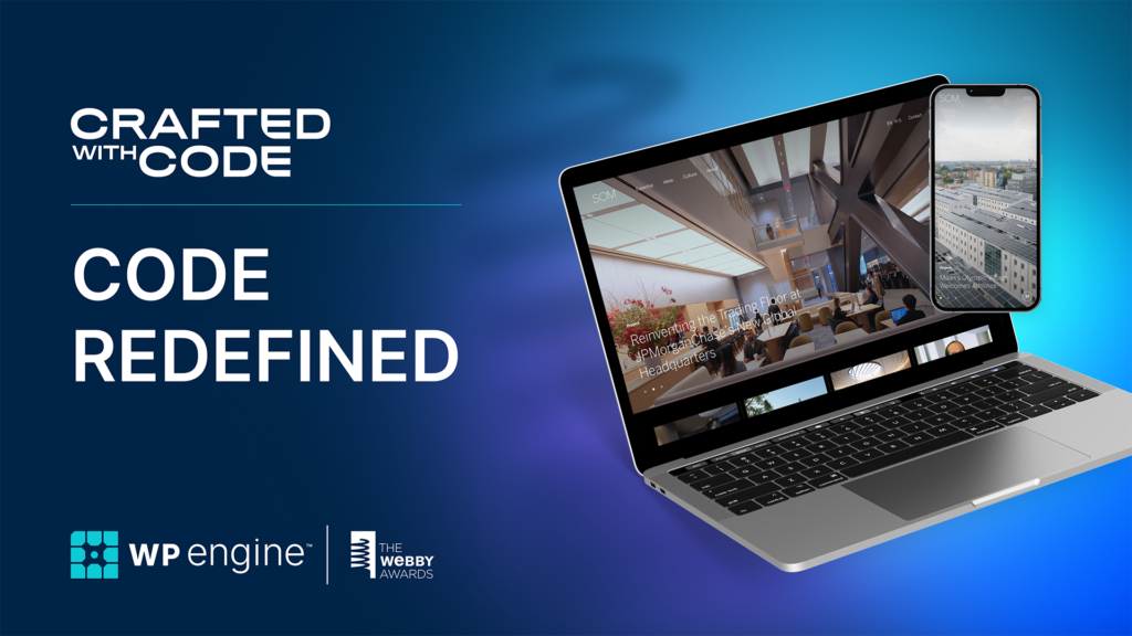 WP Engine and the Webby Awards present Crafted with Code: Code Redefined